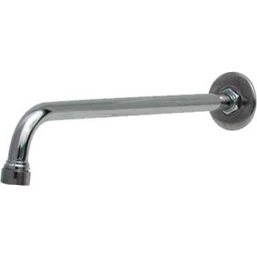 Braccio doccia tondo a squadra lunghezza 30cm in ottone 0255330