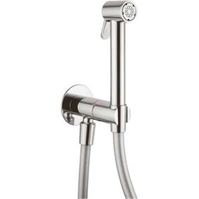 Idroscopino cromato con valvola e doccetta in ottone Saraby 0260102