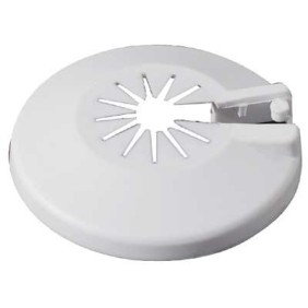 Rosetta in plastica Bianca universale diametro 8-16mm 02828