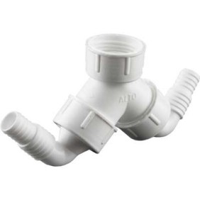 Attacco doppio per lavatrice e lavastoviglie 1" 1/4 WAVIN 0305902