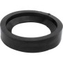 Guarnizione sotto vaso Nera per curva WC diametro 110mm 0516401