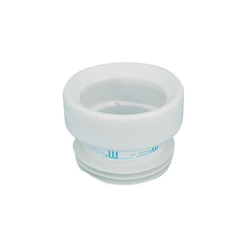 Manicotto Bianco in gomma morbida concentrico 90-110mm per vaso 08089090C