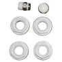 Kit in alluminio bianco per radiatori 1"3/8 100000603