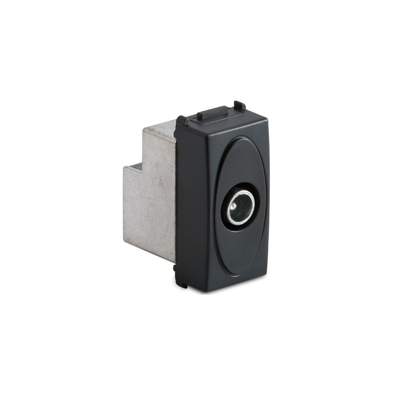 Presa coassiale Master IEC Maschio diretta 5-2400Mhz, grigio Sistema Modo