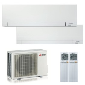 Kit Condizionatori Dual Split Inverter WiFi 9000+18000BTU Mitsubishi KIT MTSAY9+18