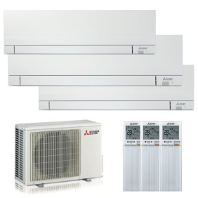 Kit Condizionatori Trial Split Inverter WiFi 18000+12000+12000 BTU Mitsubishi KIT MTSAY18+12+12