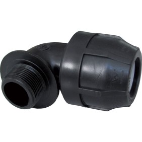 Gomito a 90 gradi filettato femmina diametro 63 2" Nupi 10KGF6320