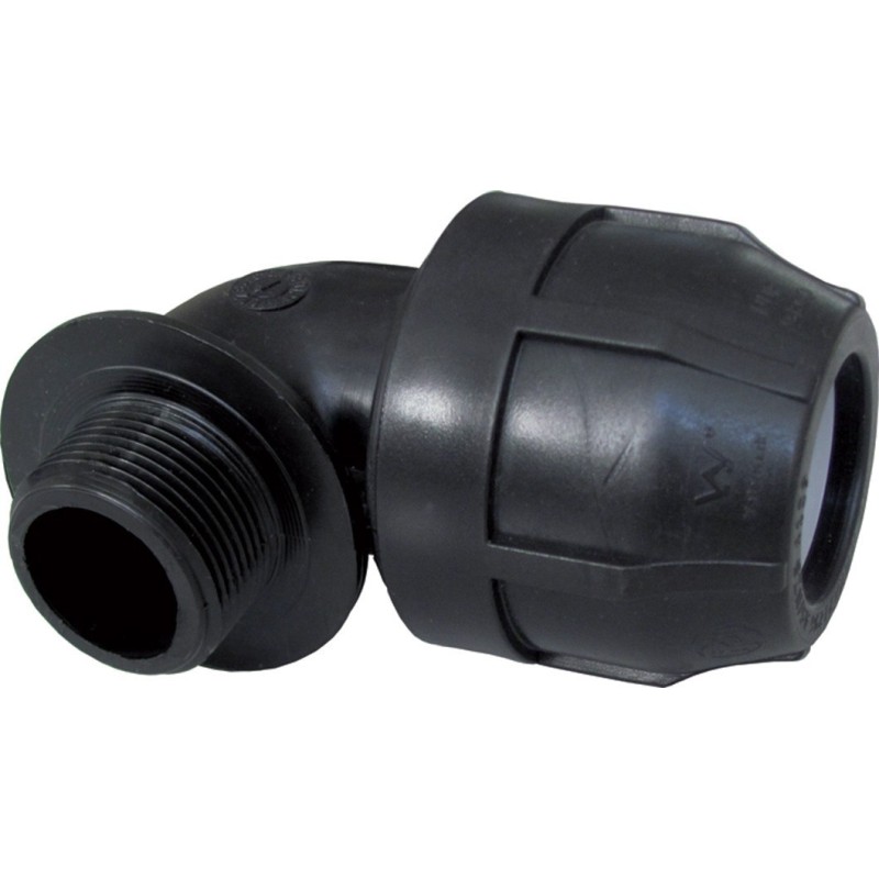 Gomito a 90 gradi filettato femmina diametro 40 1" 1/4 Nupi 10KGF40114