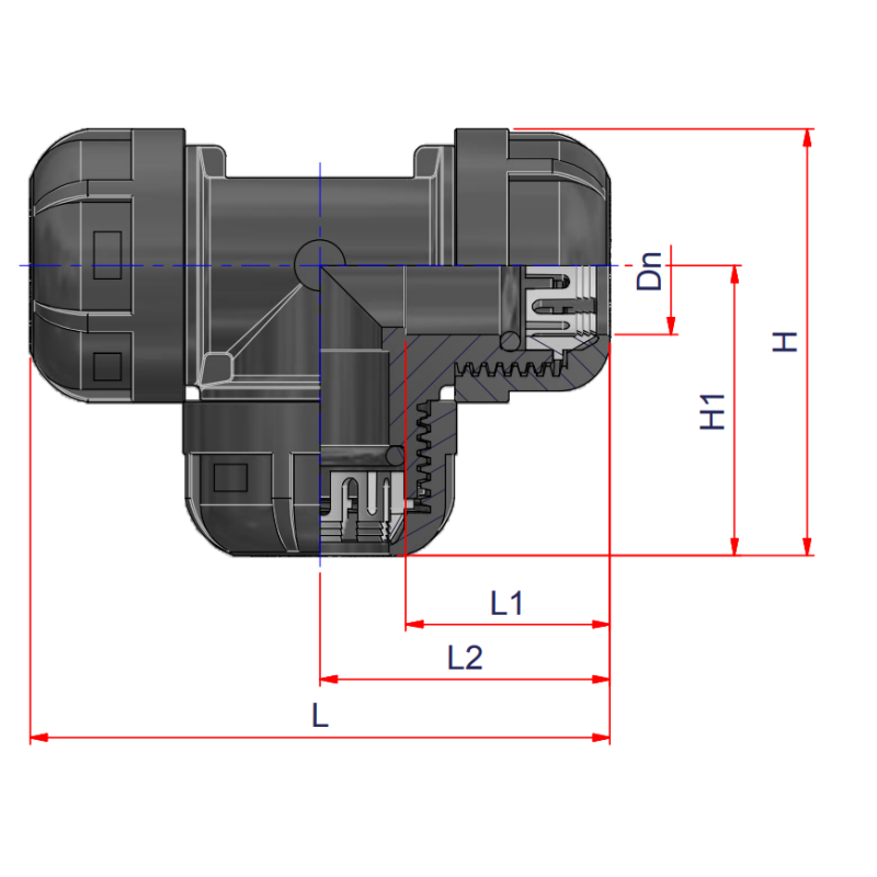 Riferimento dimensioni Raccordo KT