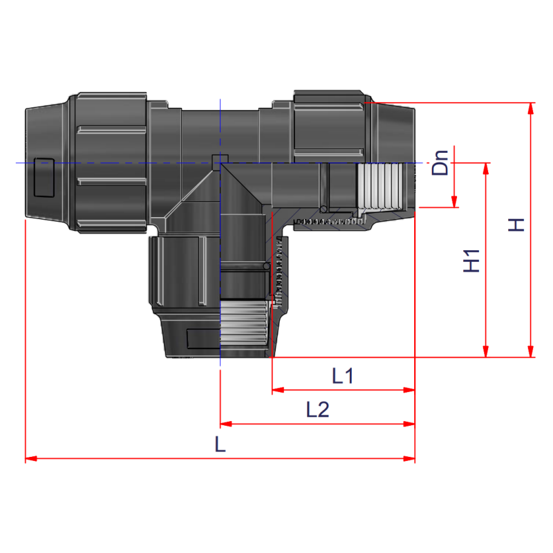Riferimento dimensioni Raccordo KT