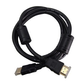 Cavo HDMI M/HDMI M 1,5 mt high speed con ferrite dorato Matsuyama CL461