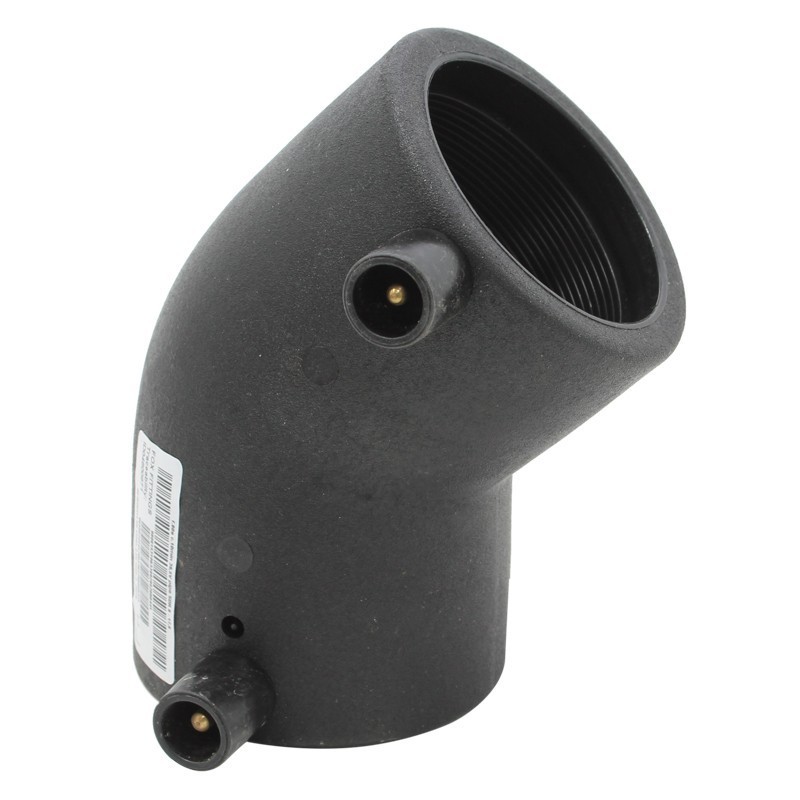 Gomito elettrosaldabile a 45 gradi diametro 50mm Nupi 12ECEM050