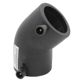 Gomito elettrosaldabile a 45 gradi diametro 160mm Nupi 12ECEM160