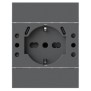 Presa P503 con USB C Antracite per BTicino Living Now 4BOX 4BUSBP503.KG
