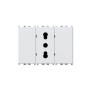 Bitappo Bianco compatibile con Vimar Plana 4BOX 4B.V14.BT