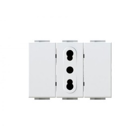 Bitappo Bianco compatibile con BTicino Living Light 4BOX 4B.N.BT