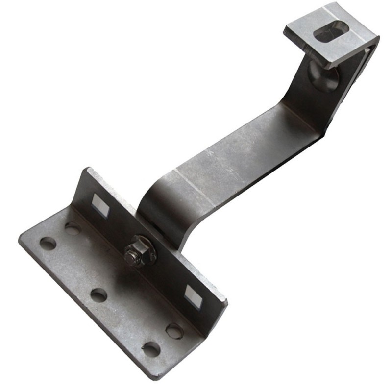 Coppia di staffe con piastra regolabili in acciaio Orbis OB620223/2