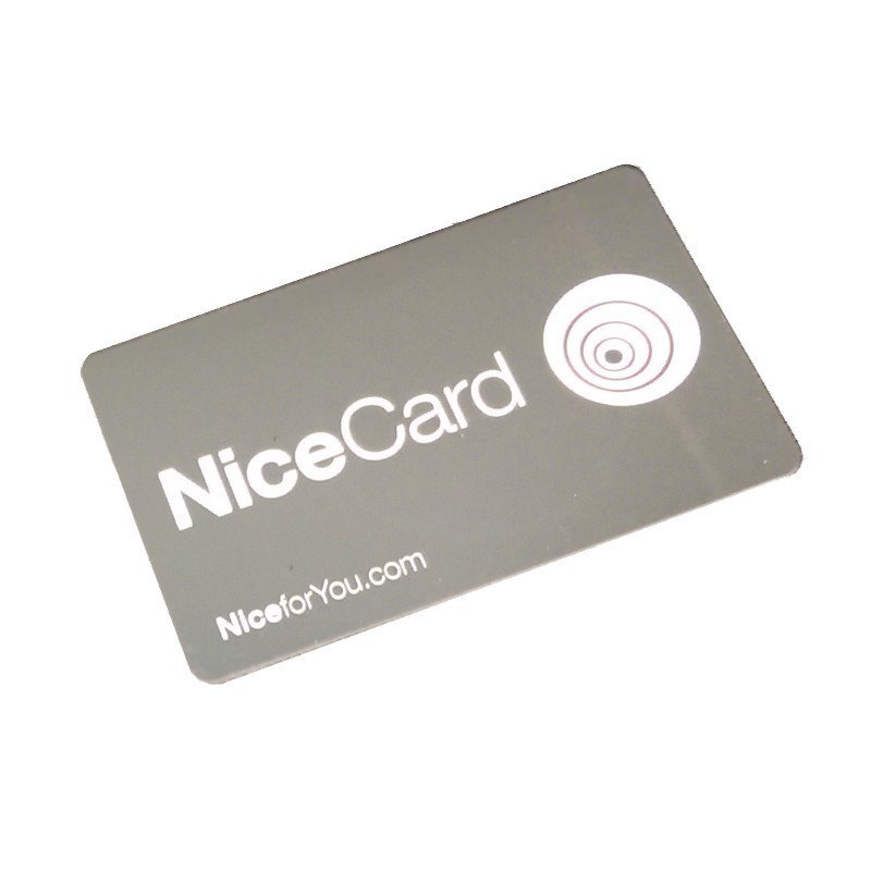 Tessera trasponder per lettore di prossimità confezione da 10 pezzi Nice MOCARD