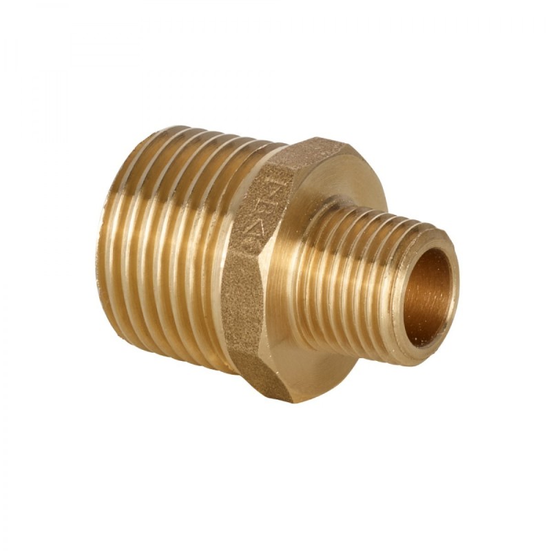 Nipplo ridotto con attacchi M/M 1/2"x1/4" in Ottone IBP 8245 M04002000