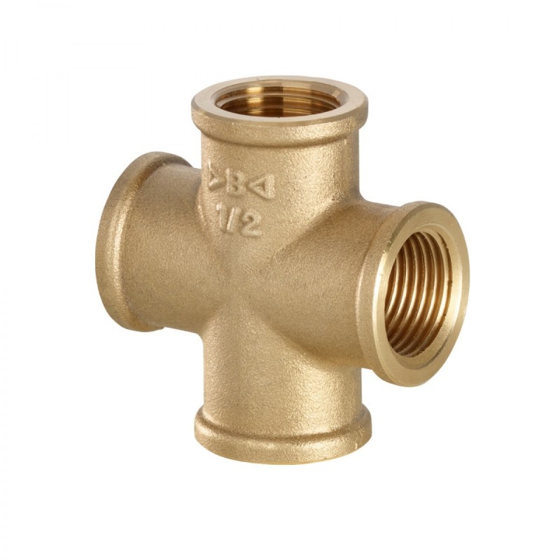 Raccordo a croce con attacchi F/F/F/F 3/4" in Ottone IBP 8180 006000000