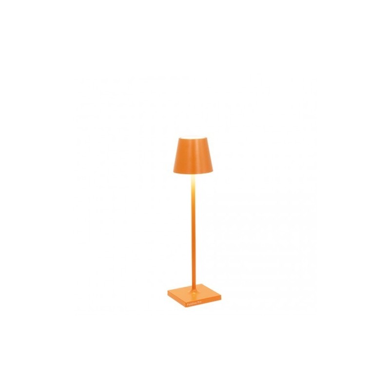Lampada LED 3000K da tavolo dimmerabile Arancio POLDINA PRO MICRO 1.6W IP65 ZAFFERANO LD0490Z3