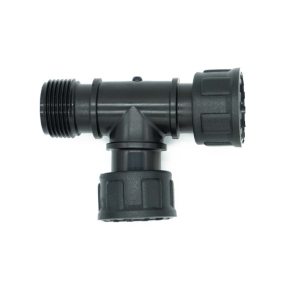 Raccordo a T 1"MFF con ghiere per collettori impianti di irrigazione IRRITEC IG43160DON320