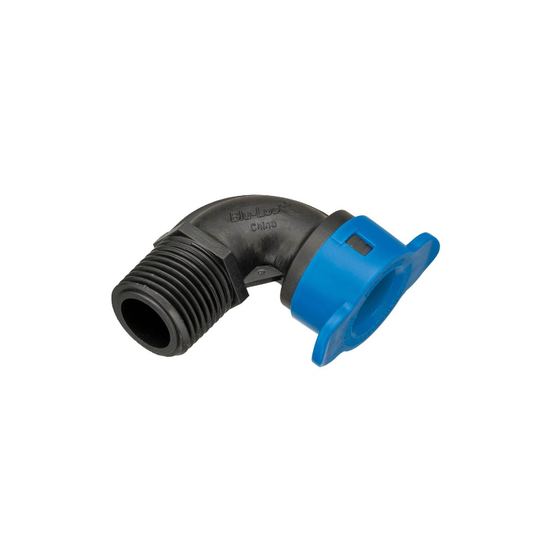 Gomito a 90 gradi 1/2"MF per collegamento irrigatori IRRITEC INMBL410005
