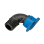 Gomito a 90 gradi 1/2"MF per collegamento irrigatori IRRITEC INMBL410005