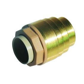 Raccordo terminale con diametro di 20mm in ottone Itap 304-F625-20