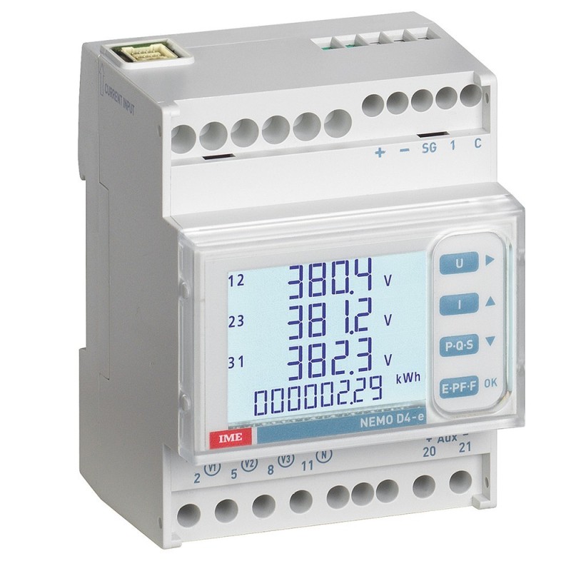 Centrale di misura multifunzione per bobine Rogowski 196-295V Modbus EASYCONNECT IME MFD4ORFCDT1