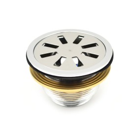 Piletta sifoide per piatto doccia attacco 1" 1/4 in ceramica 370-X45