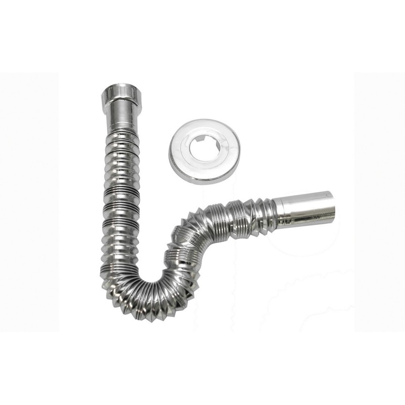 Tubo flessibile ed estensibile cromato 1"1/4x32mm Bonomini 371-3741-07