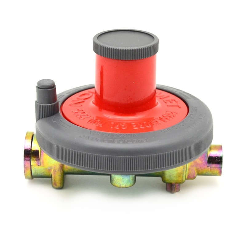 Regolatore di GPL per bombole attacchi F/F 1/4"x1/2" kg/h 7 Novacomet 421-6021