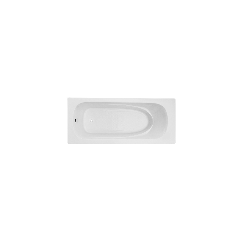Guscio vasca da bagno rettangolare senza pannelli Bianco 170x70cm 101-6020-70170 dall'alto
