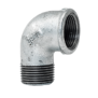 Gomito a 90 gradi in ghisa zincata 1/2" Maschio Femmina GEBO 92-4G