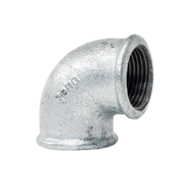 Gomito a 90 gradi in ghisa zincata 3/8" Femmina Femmina GEBO 90-3G
