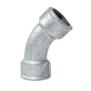 Curva a 45 gradi in ghisa zincata 1" e 1/2 Femmina Femmina GEBO 41-8G