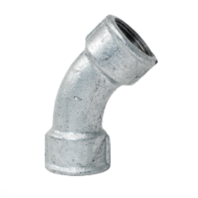 Curva a 45 gradi in ghisa zincata 1" e 1/4 Femmina Femmina GEBO 41-7G