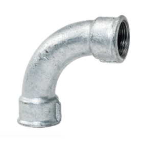 Curva lunga 90 gradi in ghisa zincata 1" e 1/2 Femmina Femmina GEBO 2-8G