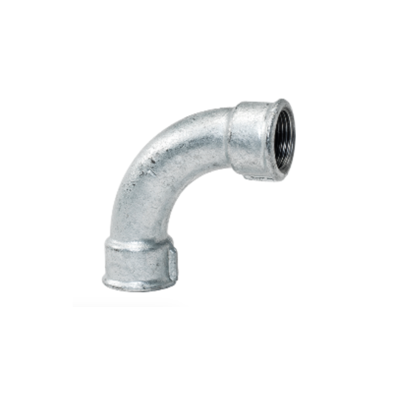 Curva lunga 90 gradi in ghisa zincata 3/4" Femmina Femmina GEBO 2-5G