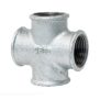 Raccordo a croce in ghisa zincata 1" e 1/4 con 4 Femmine GEBO 180-7G