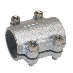 Morsetto di riparazione in ghisa per tubi in acciaio 1" e 1/2 lunghezza 48.3mm DSK GEBO 01.260.28.05