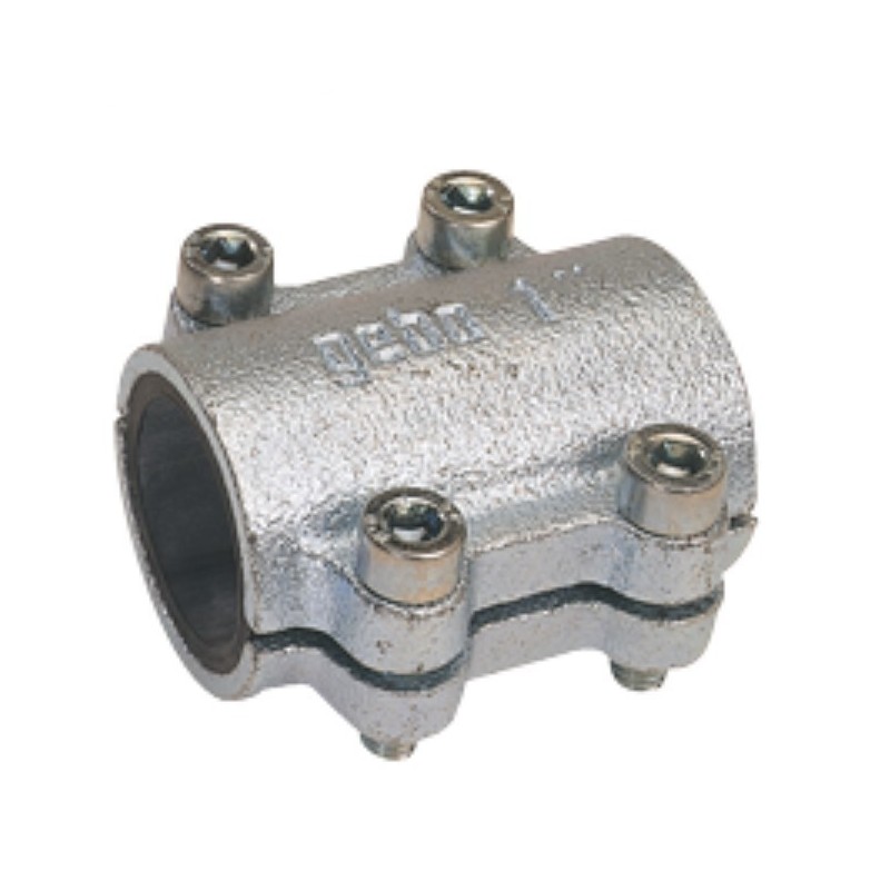 Morsetto di riparazione in ghisa per tubi in acciaio 1" lunghezza 33.7mm DSK GEBO 01.260.28.03