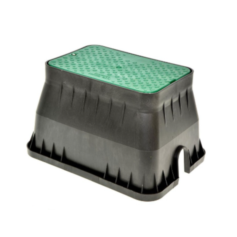 Pozzetto rettangolare calpestabile JUMBO 50x64x30cm con coperchio verde per elettrovalvole IRRITEC IGPSZ2000N06R