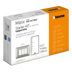 Starter Kit per gestire le tapparelle ed una lampada Bticino Matix AM2010KIT