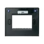 Supporto Grigio antracite per placche smart touch 44 a scivolo 3 moduli LED luminoso serie 123 AVE 44ASMTC03GSL