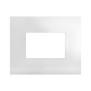 Placca rettangolare colore Bianco Smart 44 3 moduli AVE 44PSM3B