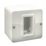Contenitore Bianco S44 1 modulo per minicanali da 20x10mm a 30x18mm AVE 44QC01