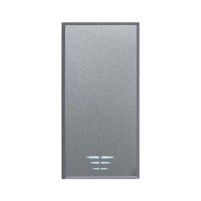 Tasto intercambiabile Grigio per deviatore IoT illuminabile S44 Allumia AVE 443TGP-W
