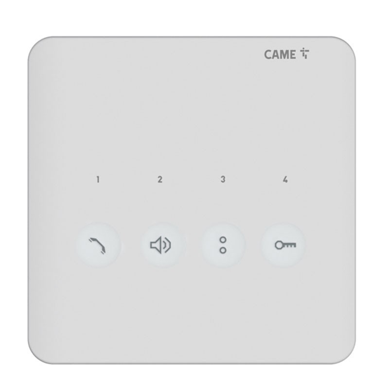 Citofono vivavoce Bianco ultrasottile posto interno con tasti soft touch PLX A X1 BPT 840CC-0030